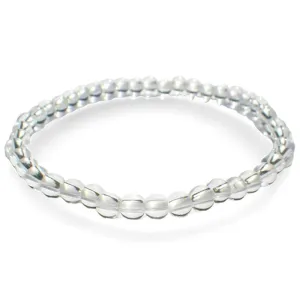 Bracelet cristal de roche Brésil A (boules 3-4mm)