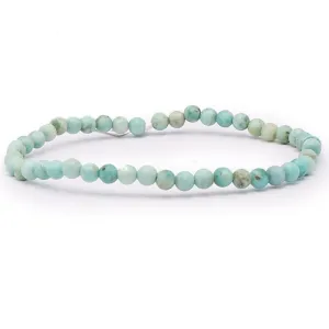 Bracelet turquoise Pérou A (boules 3-4mm)