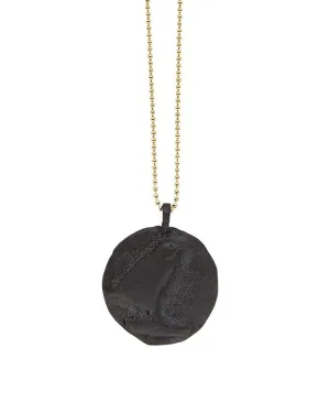 Bronze Raven Cameo Pendant