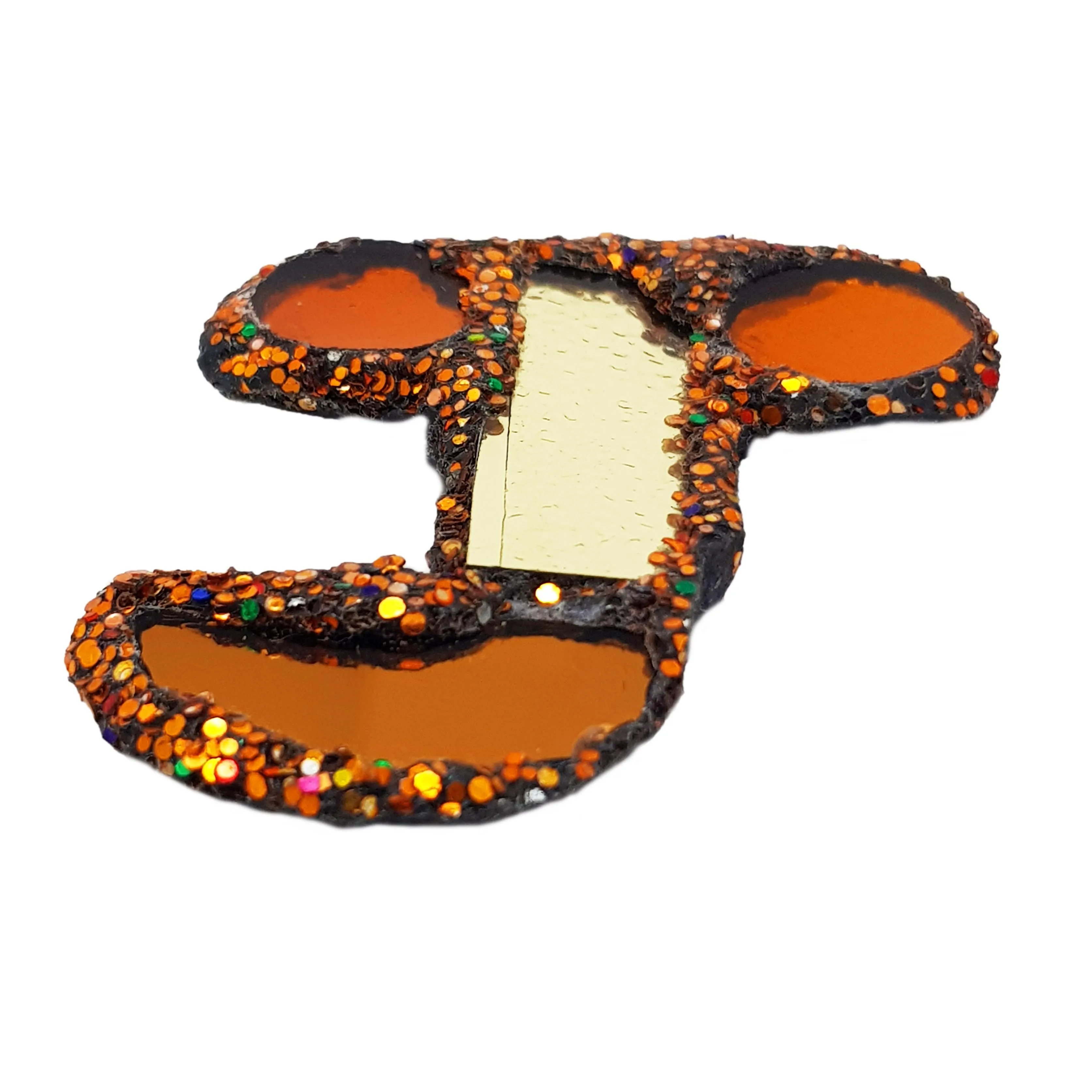 BROOCH ORANGE J Stock-clearance First-come-first-served - LETTER