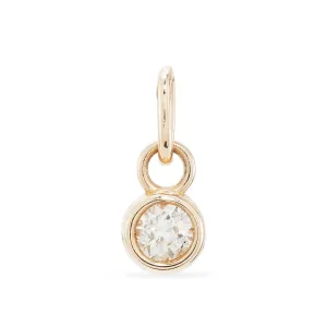 Bubble Bezel Repurposed Antique Old European Cut Diamond Pendant