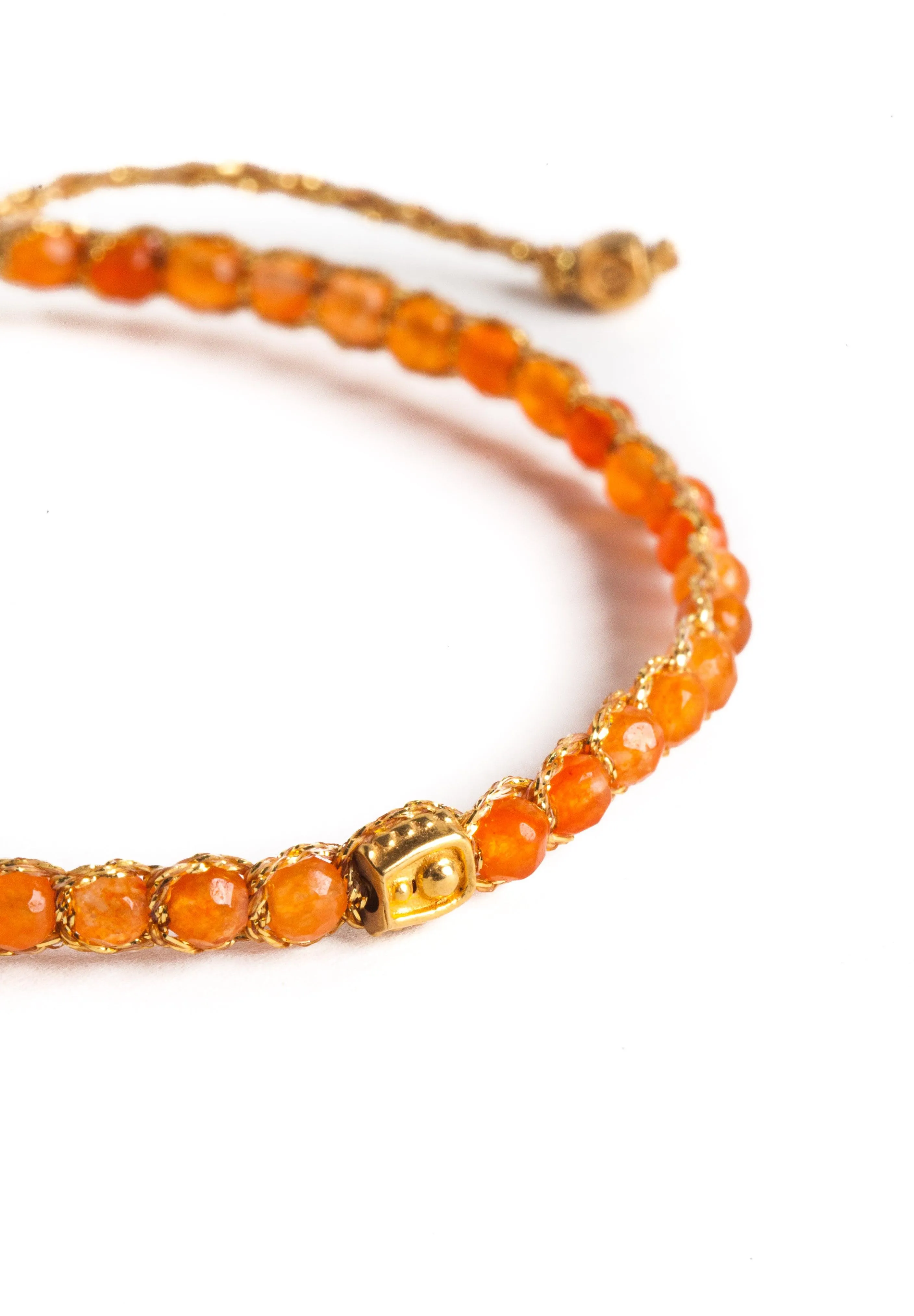 Carnelian from Peru Bracelet | Gold