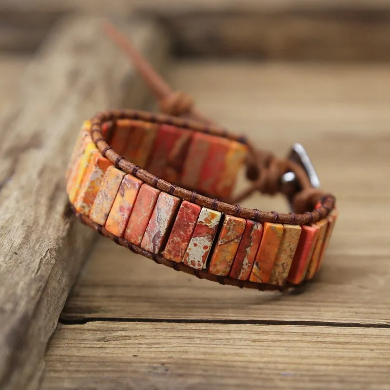 Chakra Bracelet Jewelry Handmade Multi Color Natural