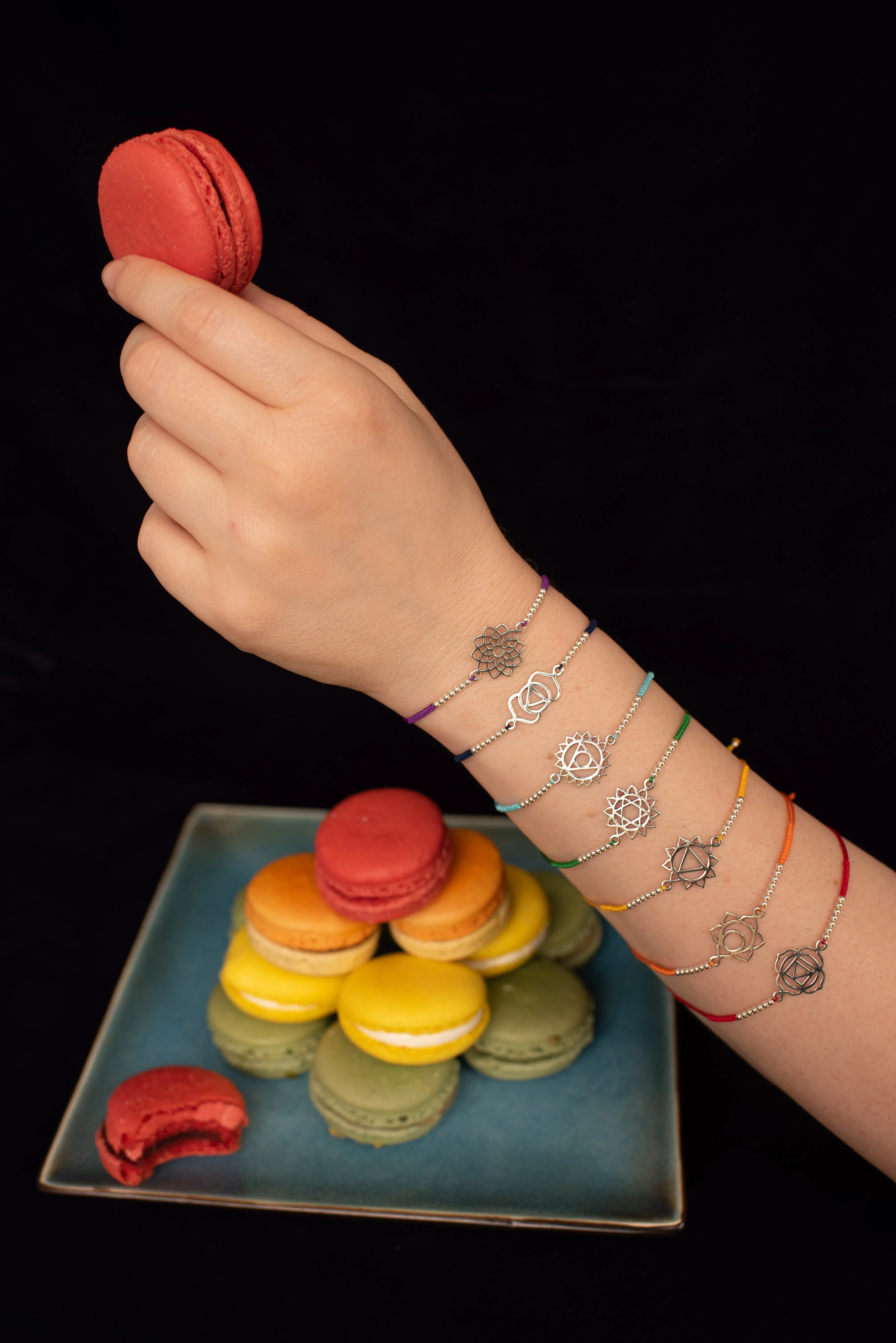 Chakra Satin String Bracelet