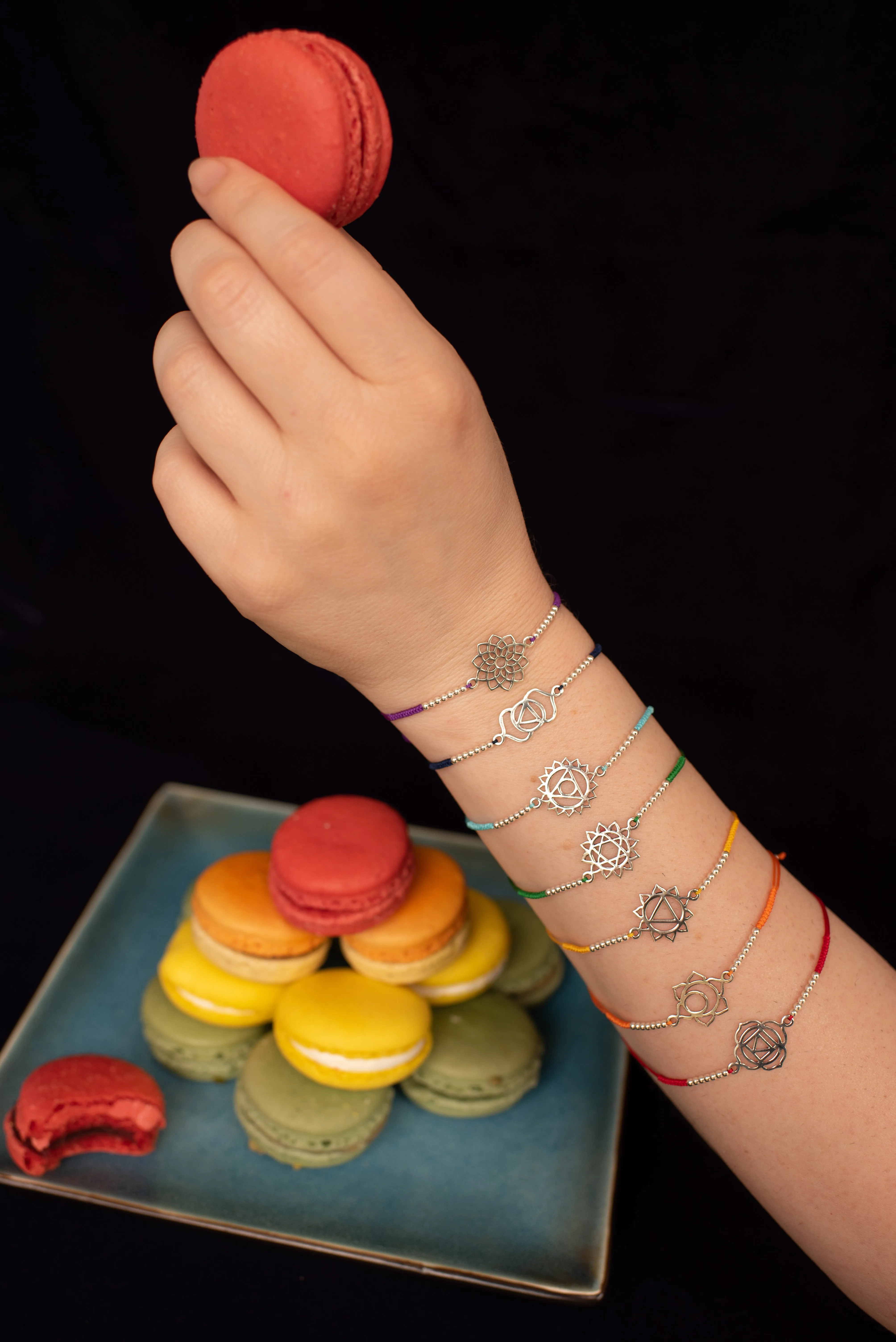Chakra Satin String Bracelet
