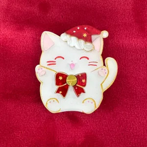 Christmas Kitty 2024 - Brooch