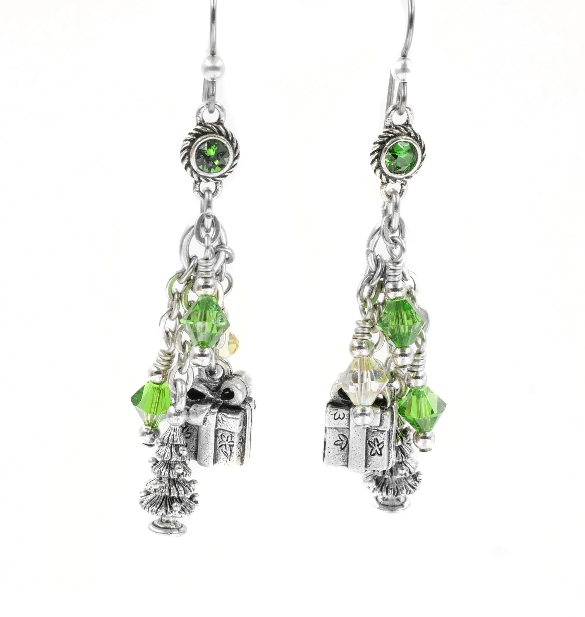 Christmas Tree Earrings