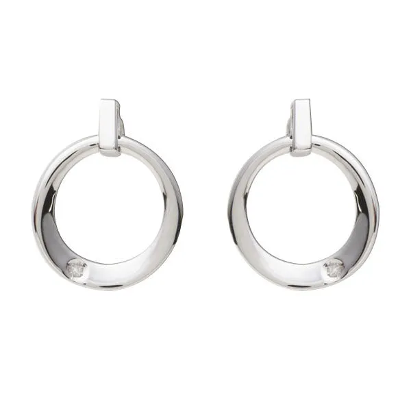 Circle of Life Diamond Earrings