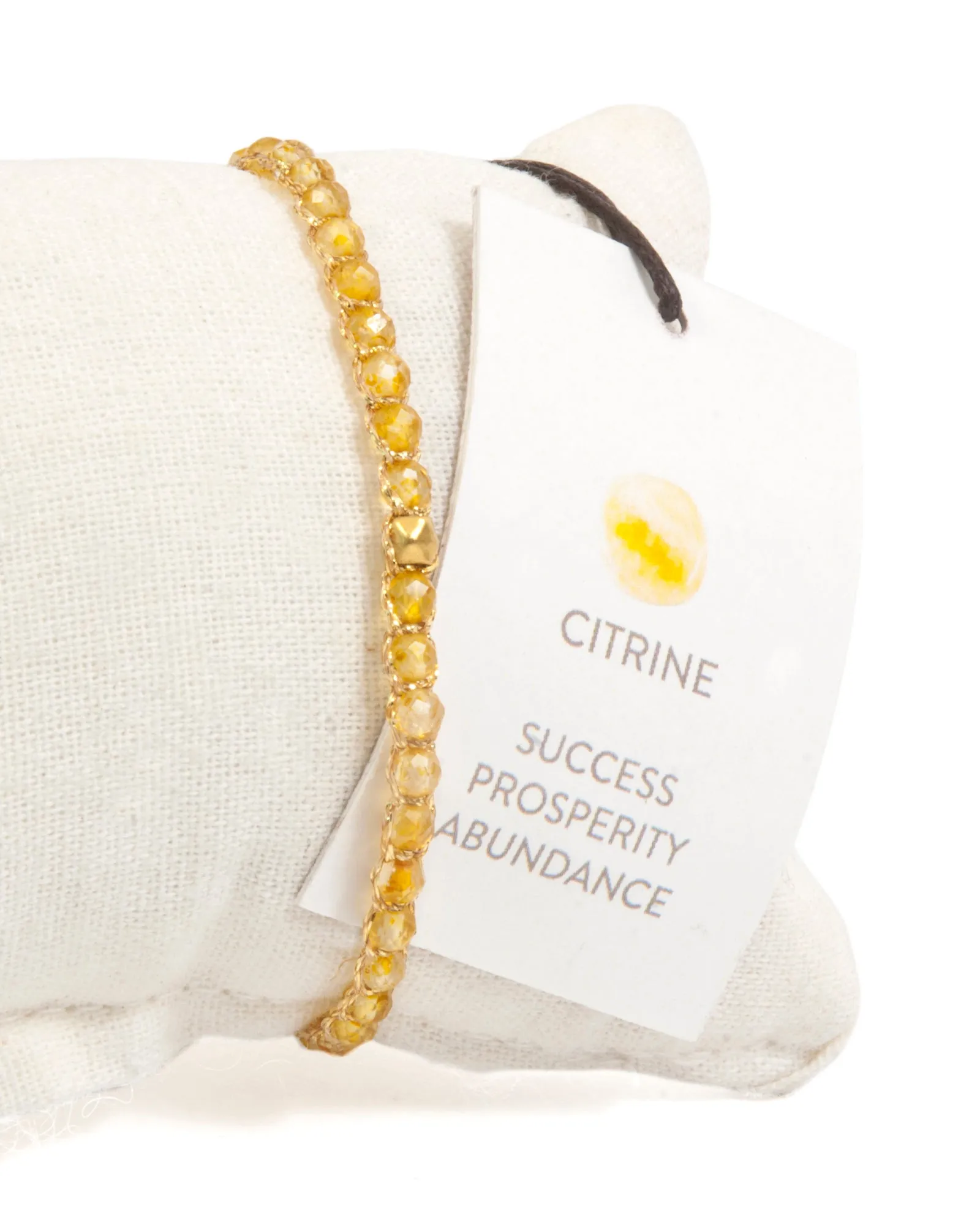 Citrine Bracelet Nugget Kids | Gold