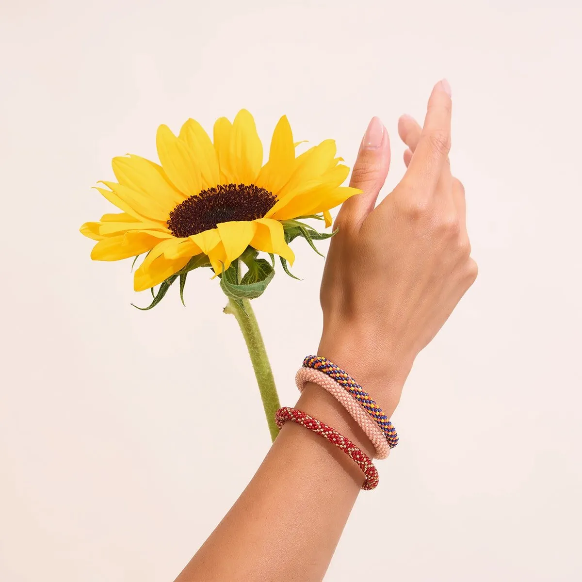City of Lights | Himalayan Glass Bead Bracelet