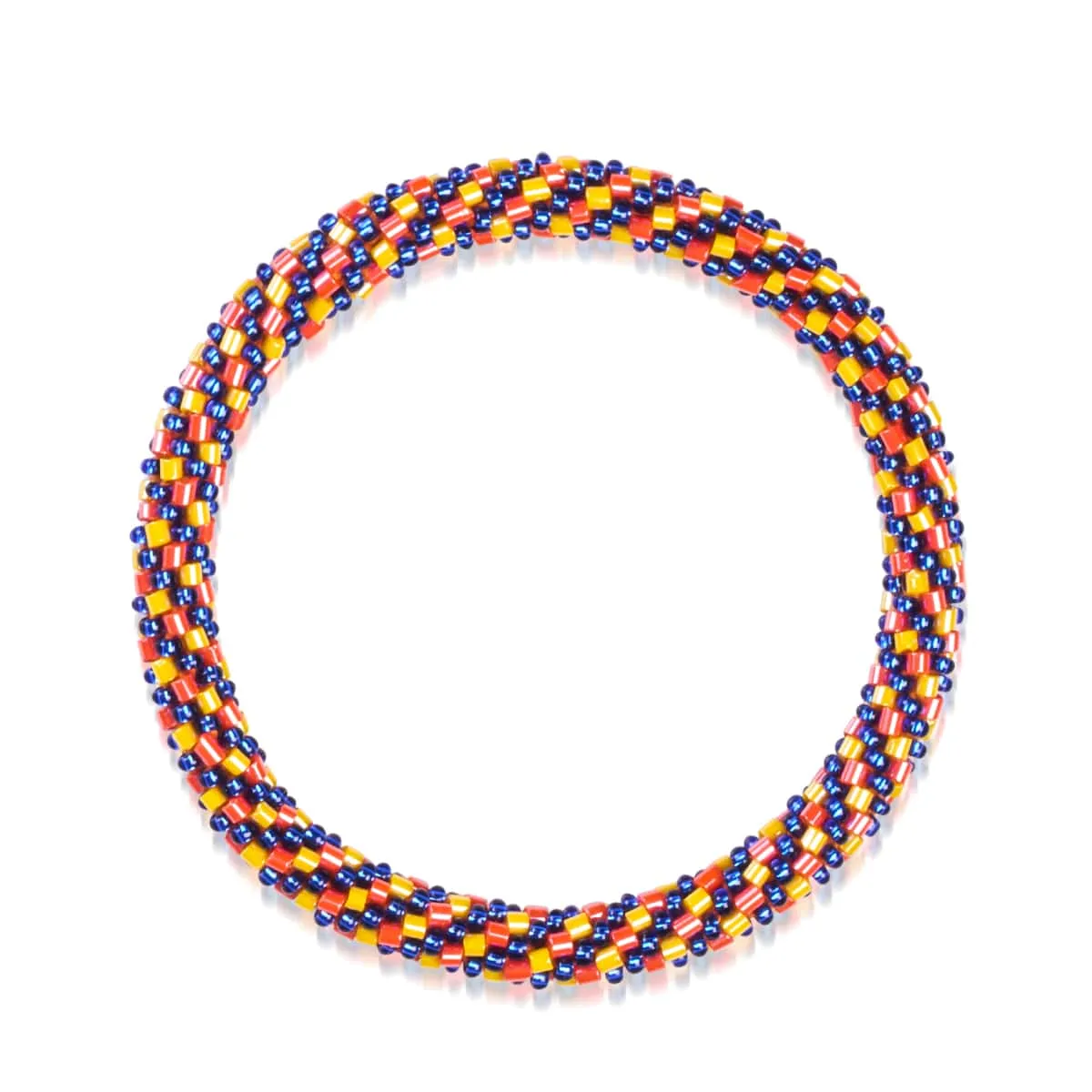 City of Lights | Himalayan Glass Bead Bracelet