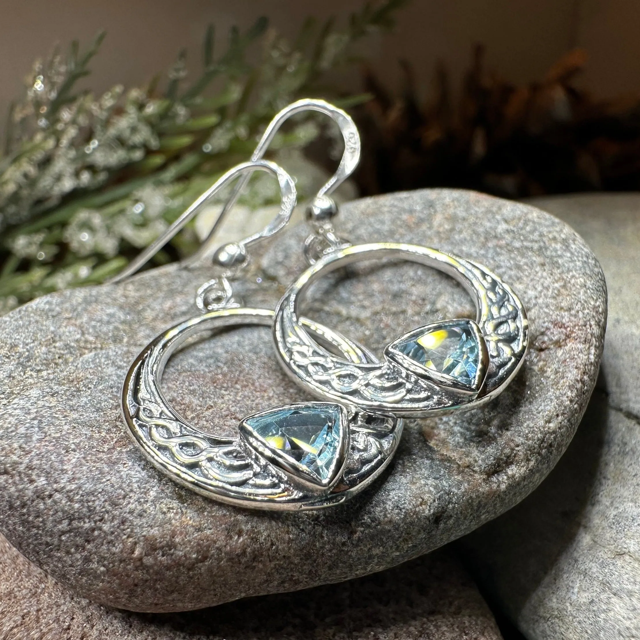 Clarion Trinity Knot Earrings