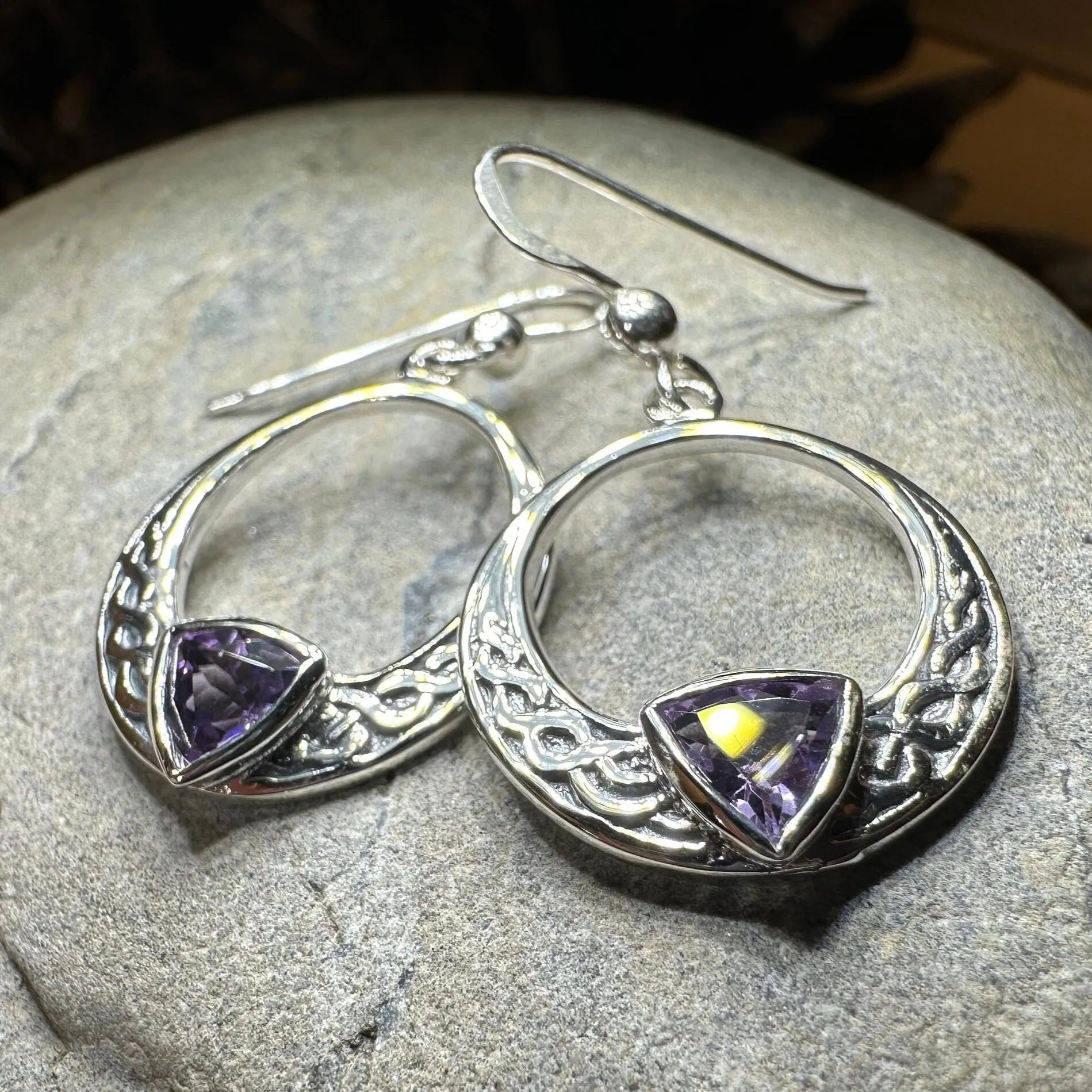 Clarion Trinity Knot Earrings