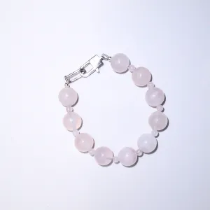 Clasp Bracelet - Rose Quartz