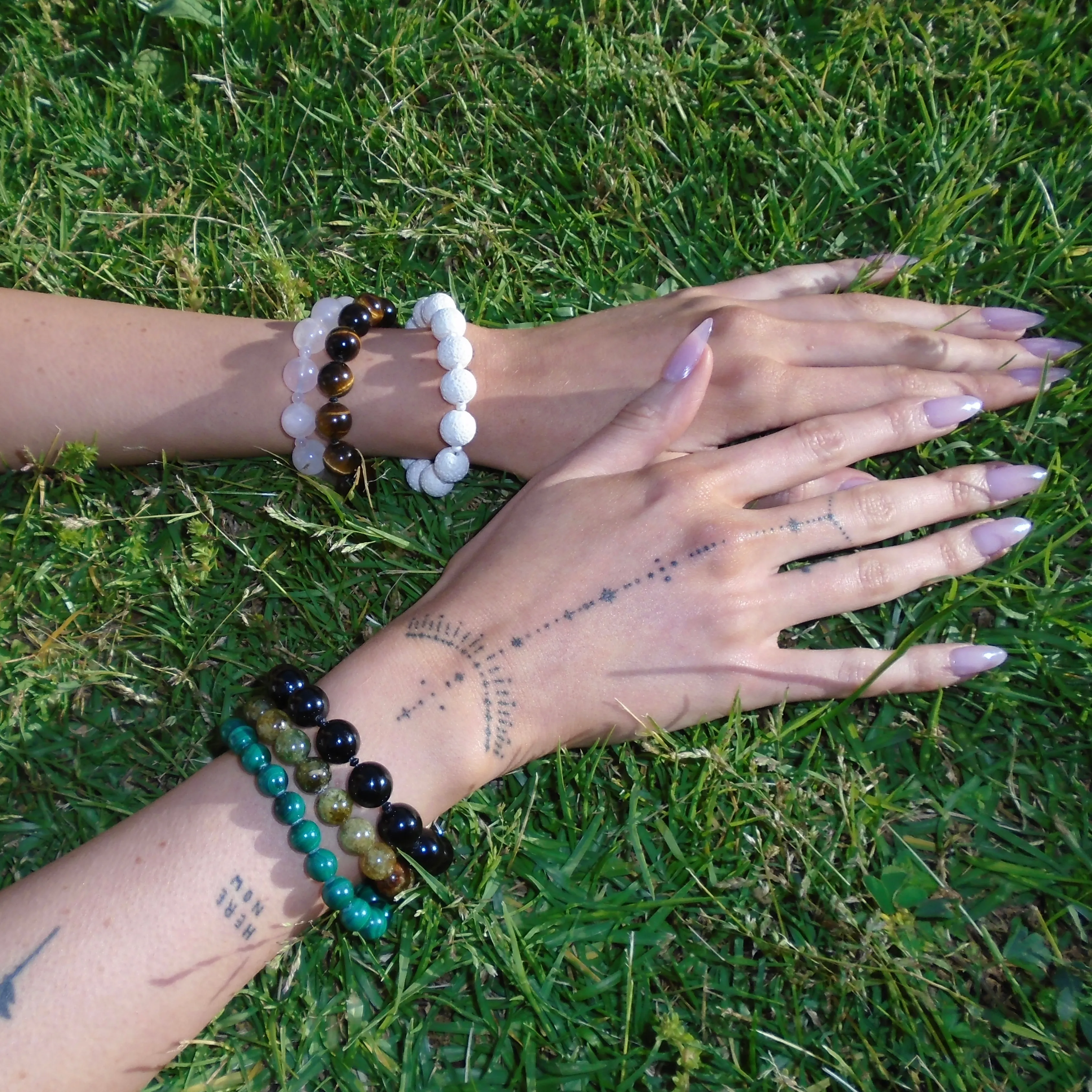 Clasp Bracelet - Rose Quartz