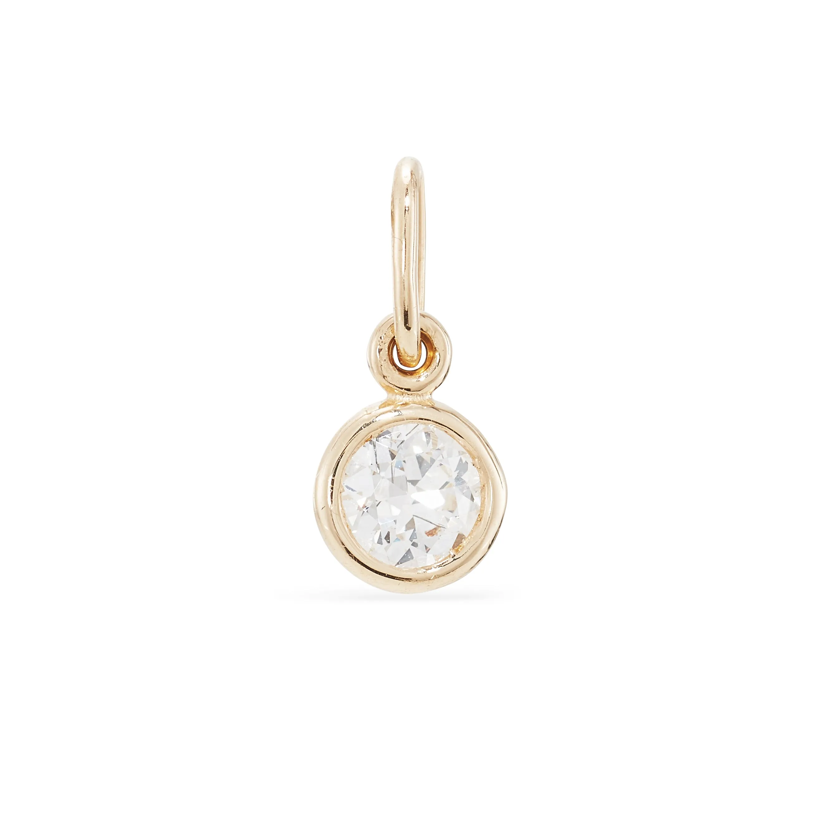 Classic Repurposed Antique Old European Cut Diamond Pendant