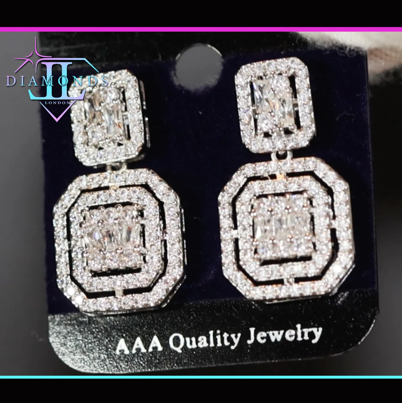 Classy Diamond Earrings | Diamond Earrings | Womens Diamond Earrings