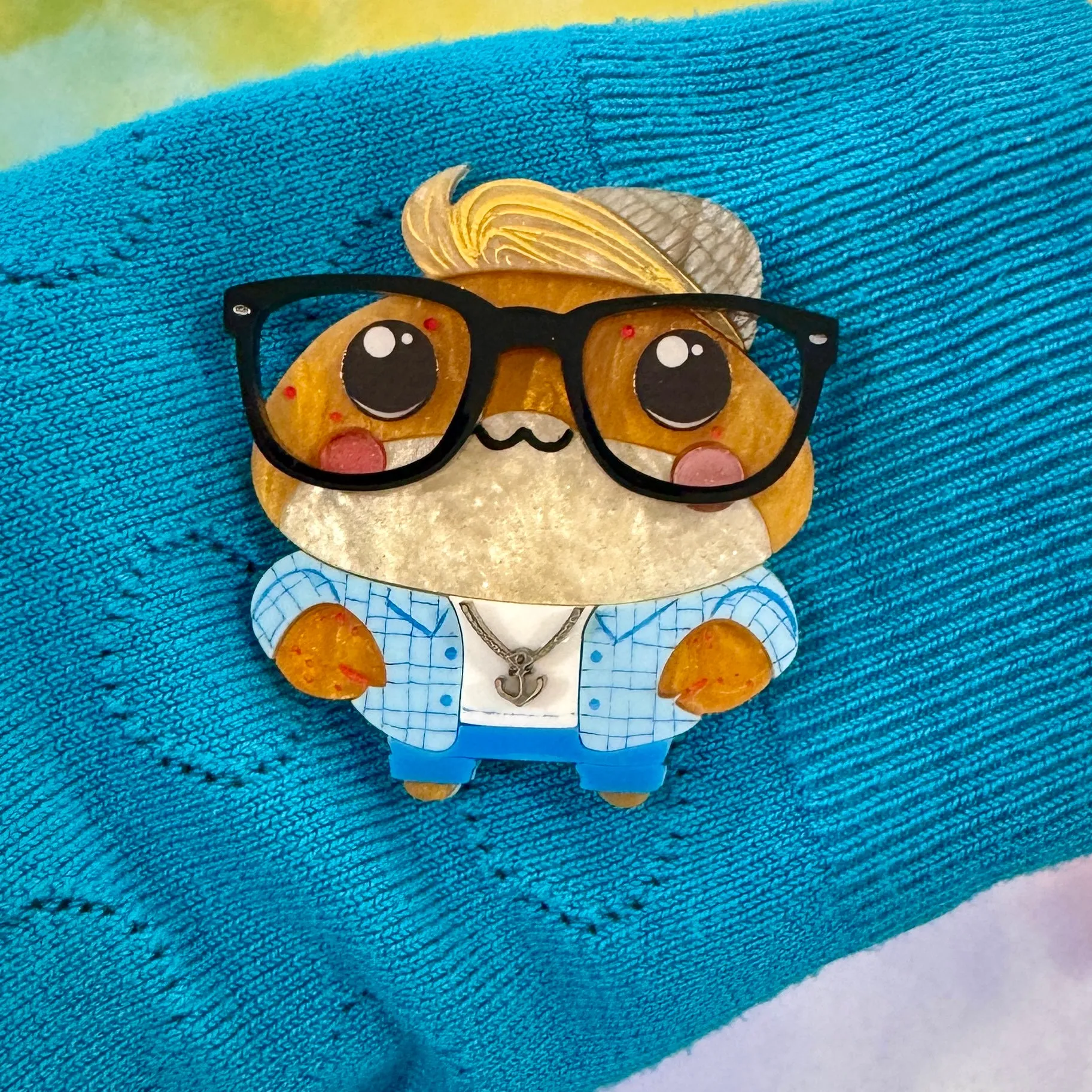 Clawrence the crab 🦀 - Brooch - Set of 2
