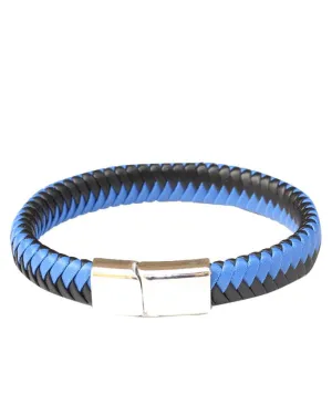Cobra Woven Bracelet Blue and Black