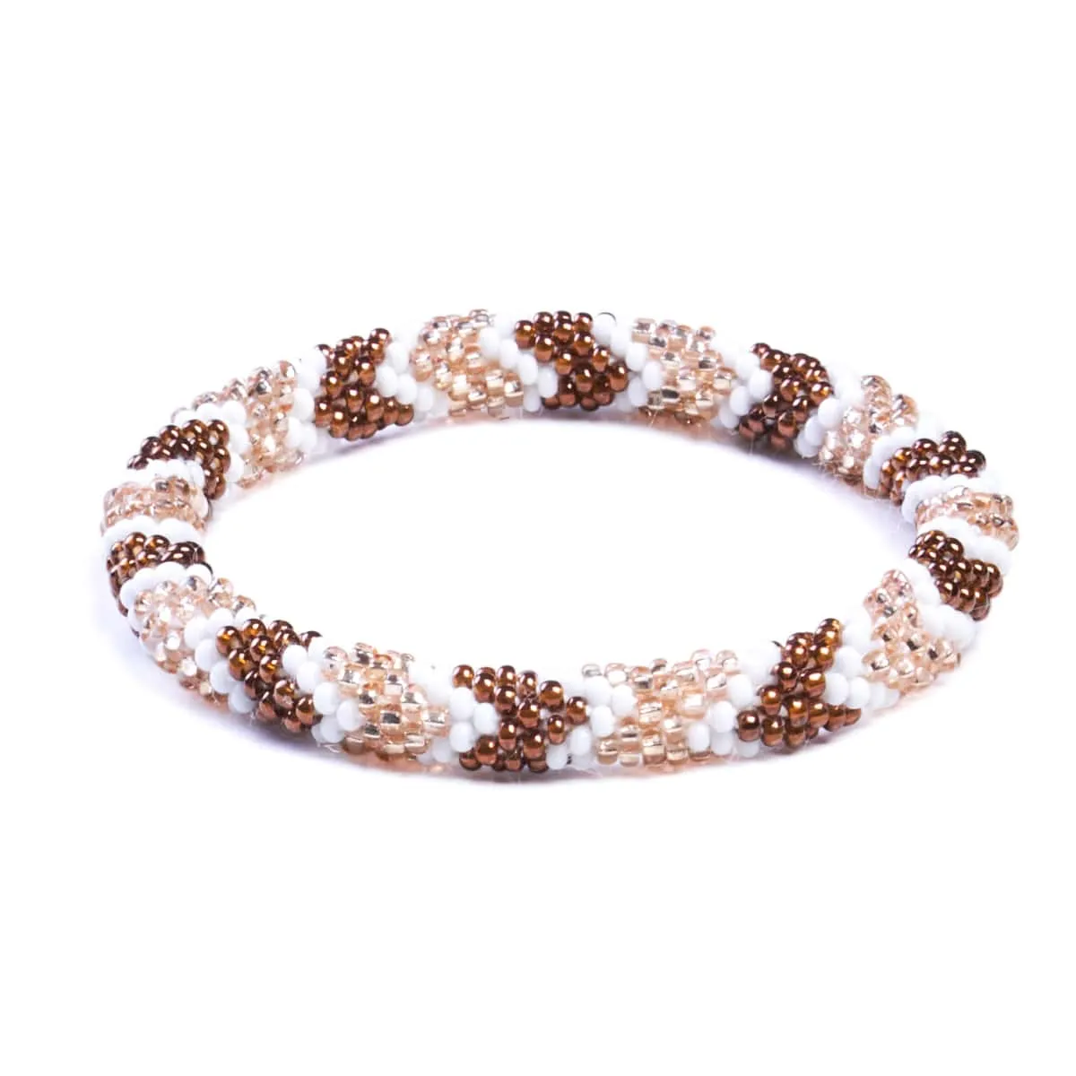 Coconut Pie | Himalayan Glass Bead Bracelet