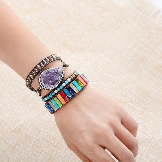 Color Burst Chakra Positivity Bracelet
