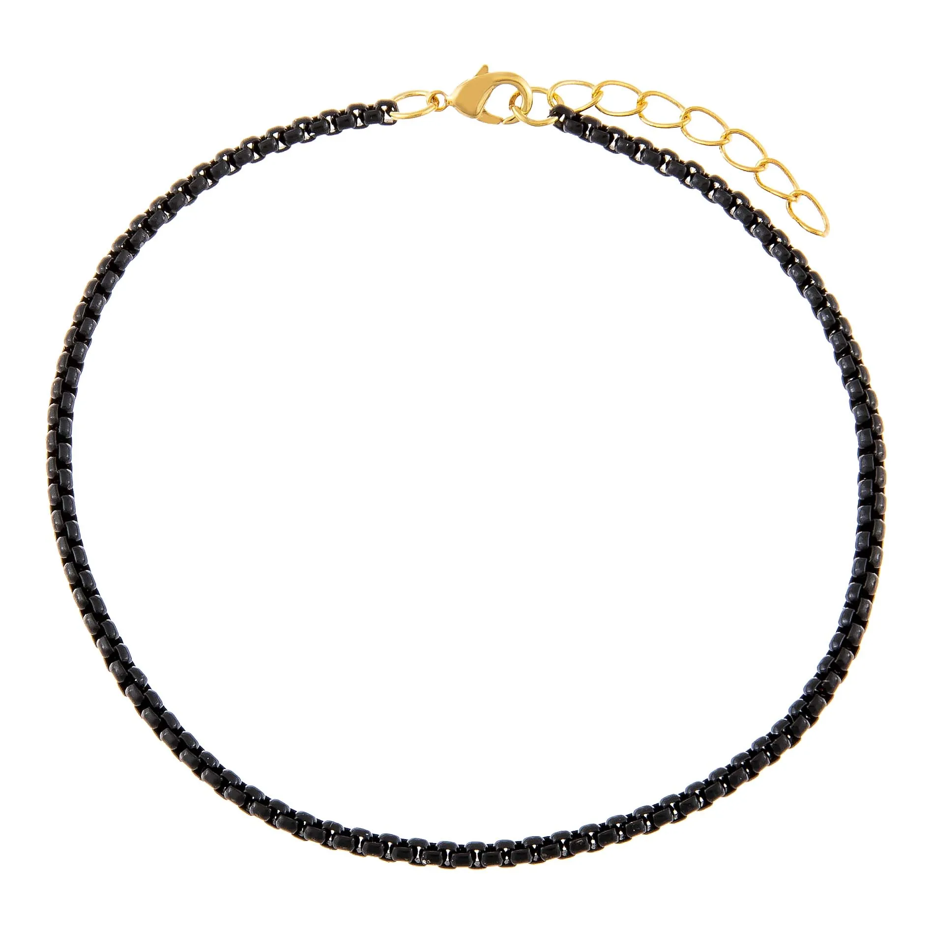 Colored Enamel Rope Chain Anklet