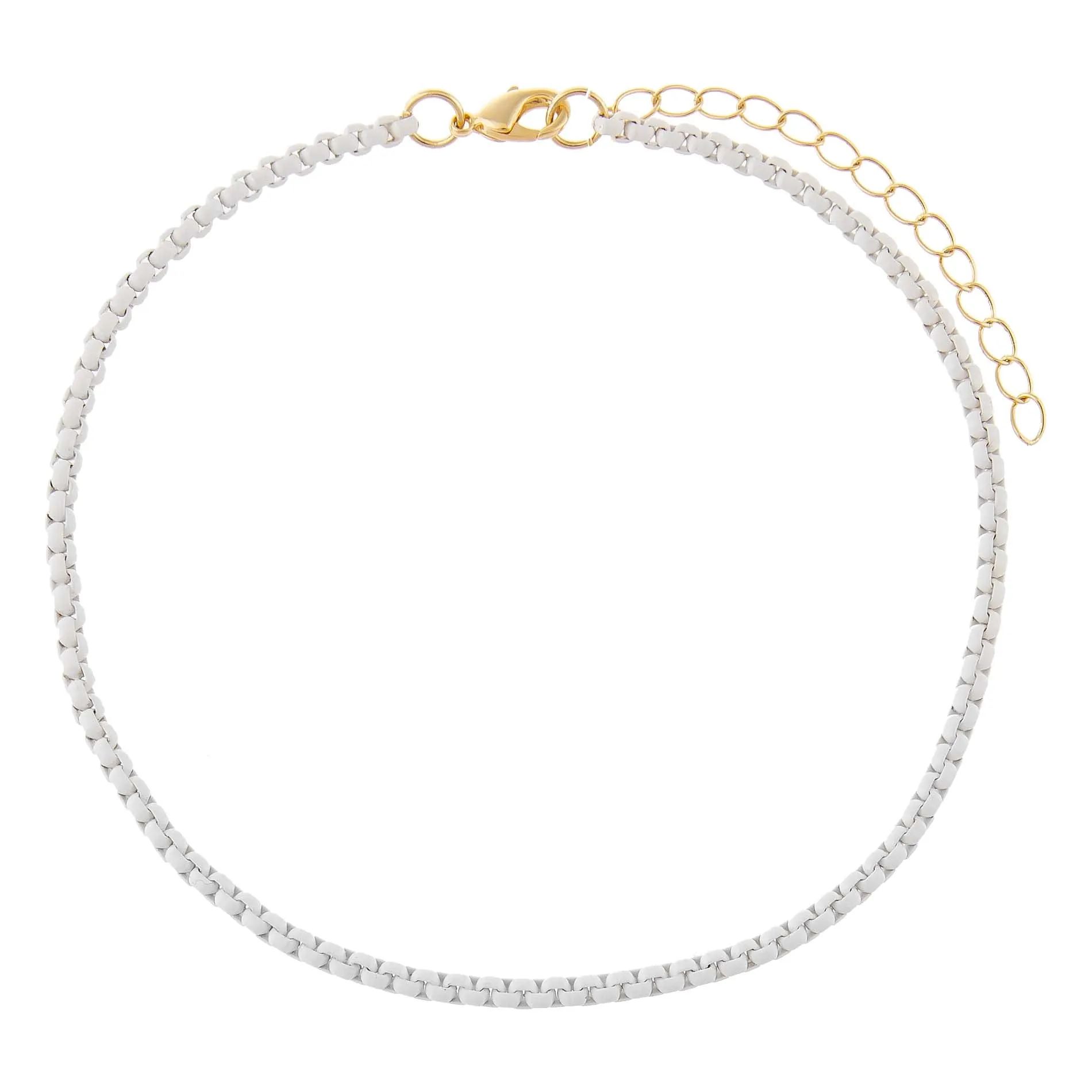 Colored Enamel Rope Chain Anklet