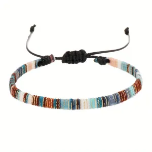 Colorful Woven Bracelet Anklet for Men