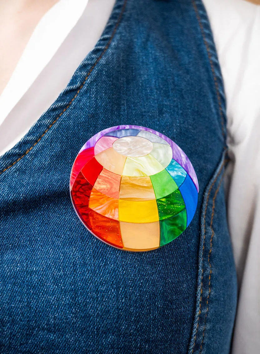 Colour Theory Brooch
