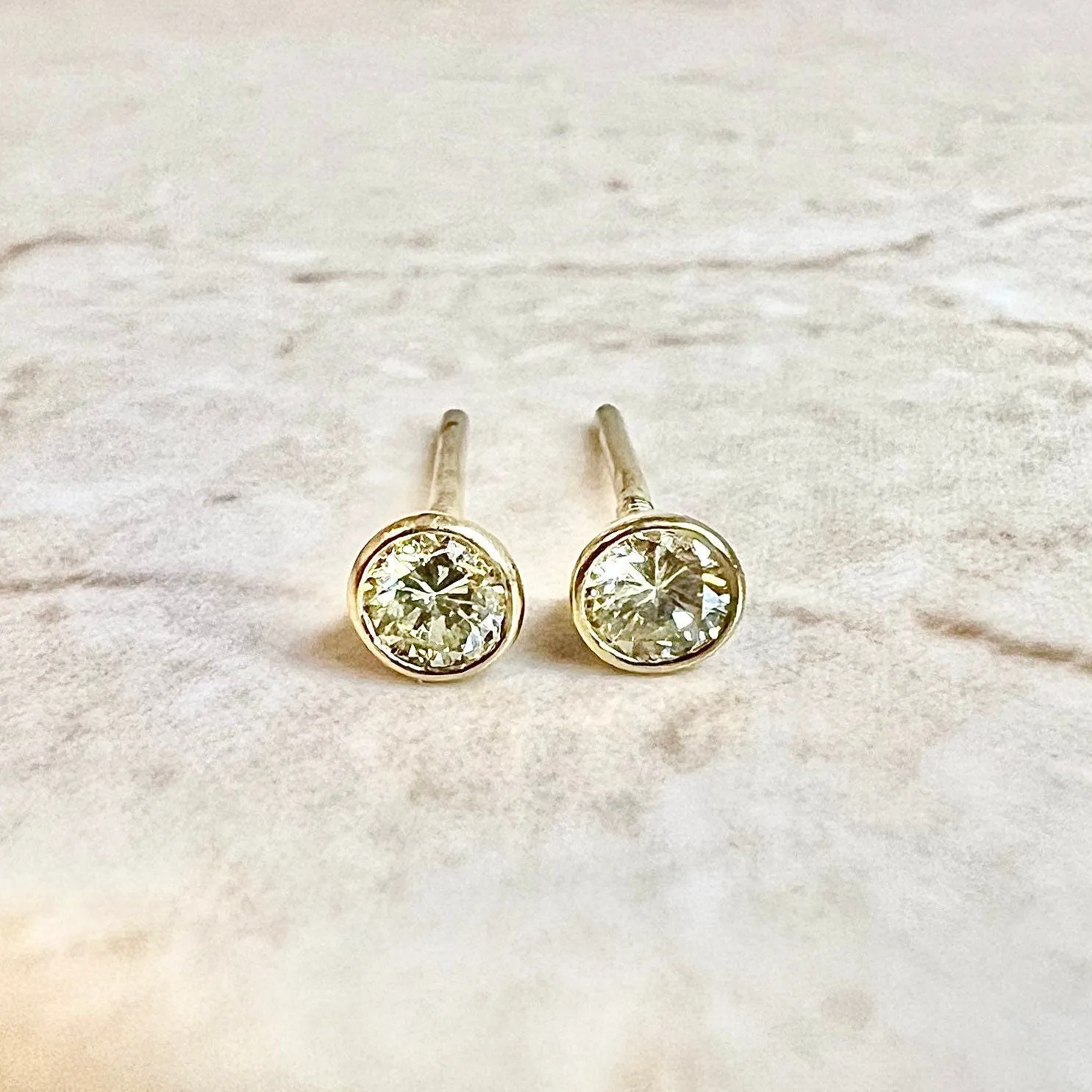 Convertible 18 Karat Yellow Gold 2.25 Carats Yellow Diamond Halo Stud Earrings By Carvin French