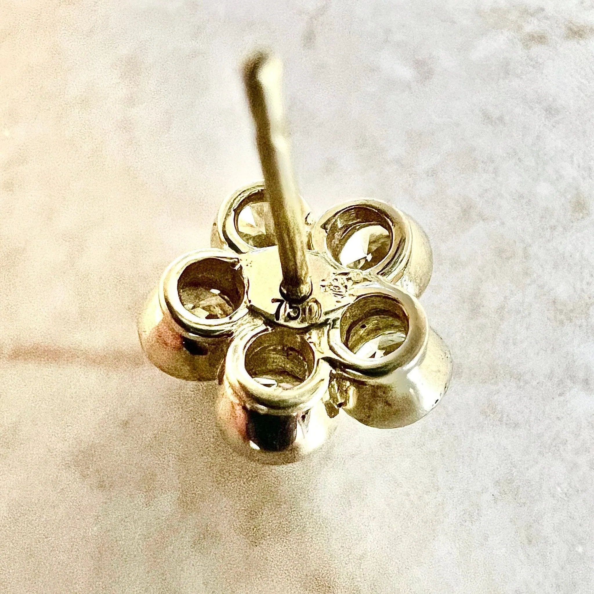 Convertible 18 Karat Yellow Gold 2.25 Carats Yellow Diamond Halo Stud Earrings By Carvin French