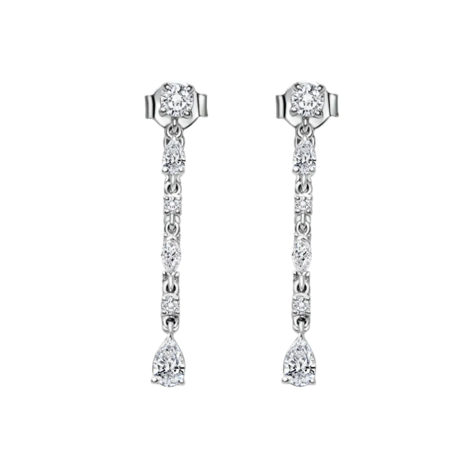 Cosmic Pear Drop Earrings