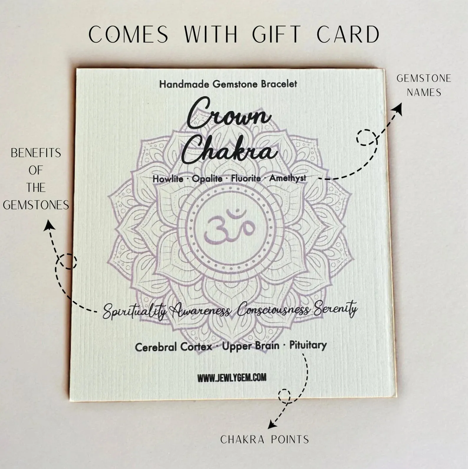 Crown Chakra Bracelet