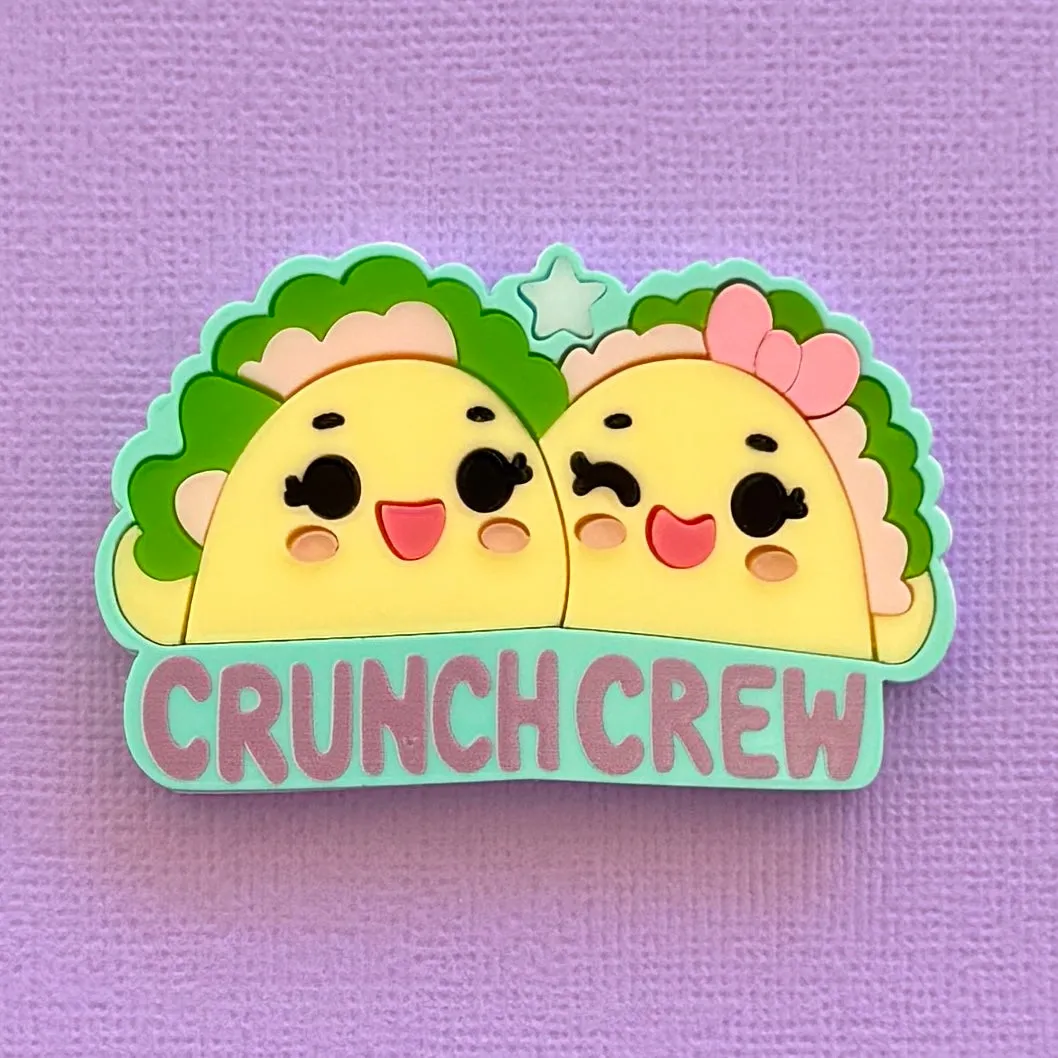 Crunch Crew  - Brooch - Set of 2