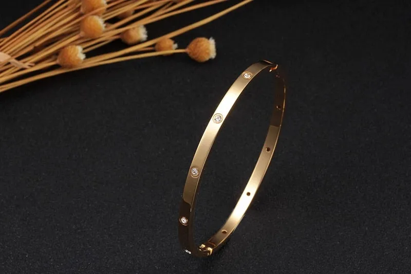 CZ Lover's Bracelet