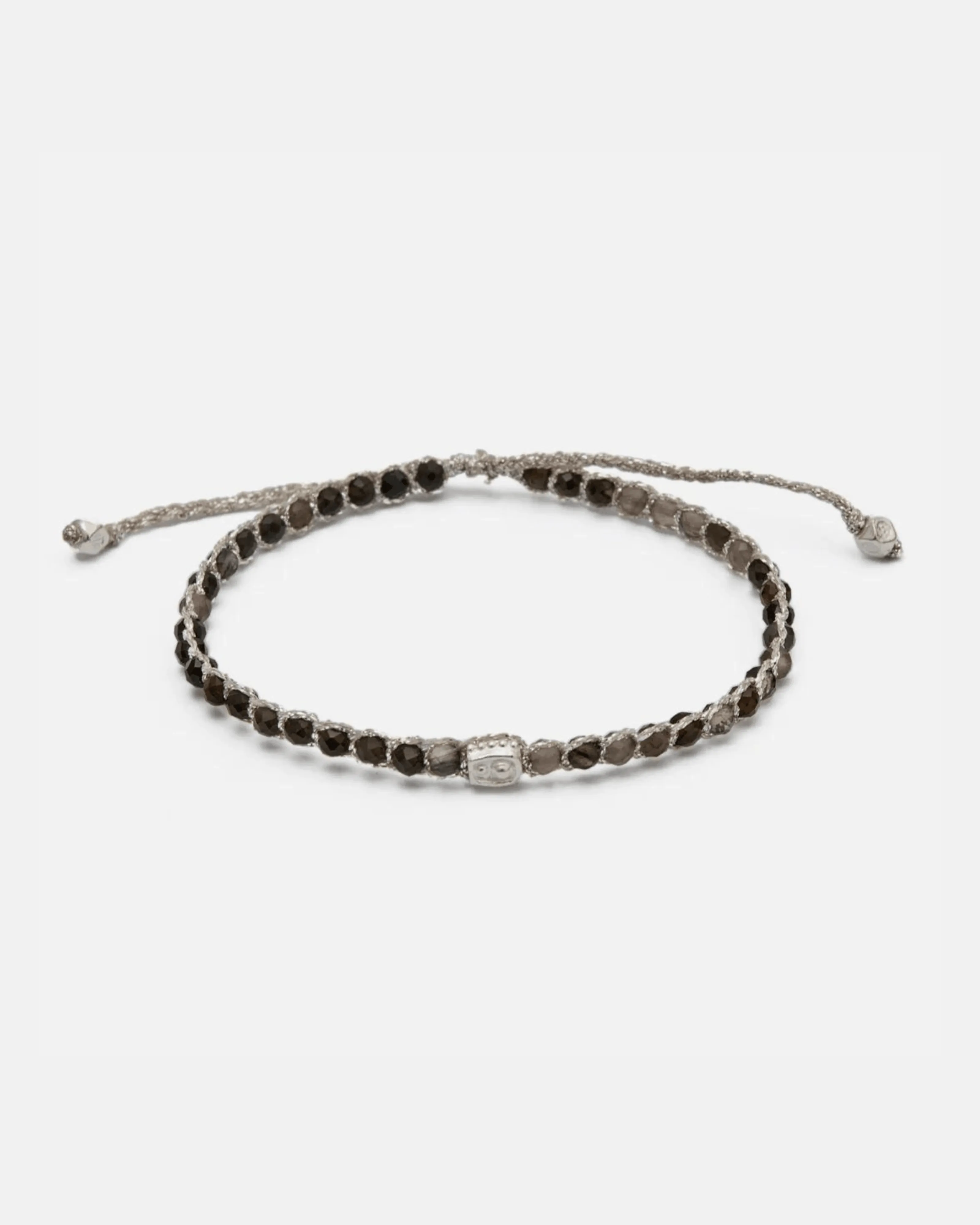 Dark Labradorite Bracelet | Silver