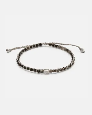 Dark Labradorite Bracelet | Silver