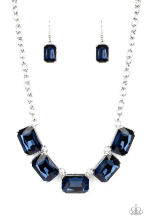 Deep Freeze Diva Blue Paparazzi Necklace