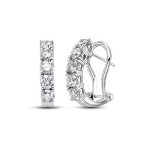 DIAMOND HUGGIE EARRINGS
