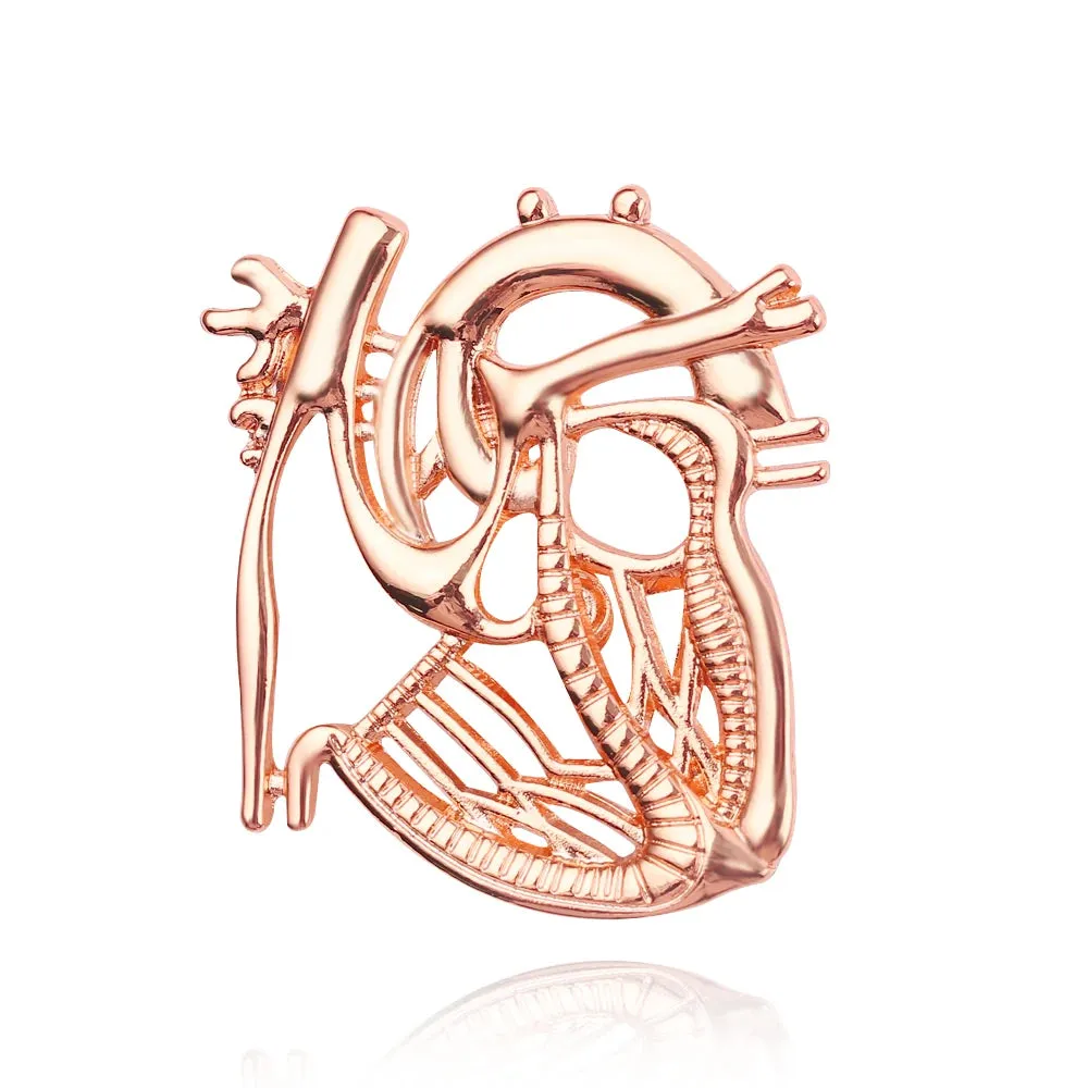 Doctor Nurse Stethoscope Shape Medical Medicine Brooch Pins