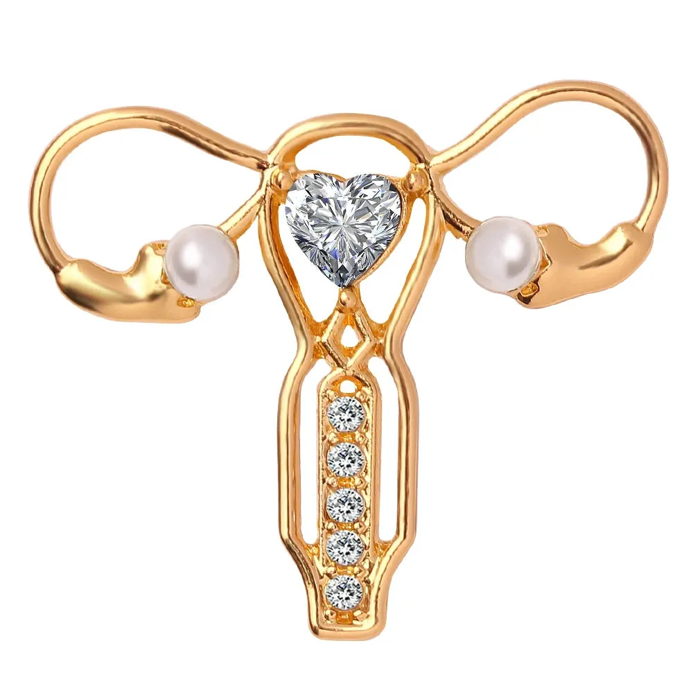Doctor Nurse Stethoscope Shape Medical Medicine Brooch Pins