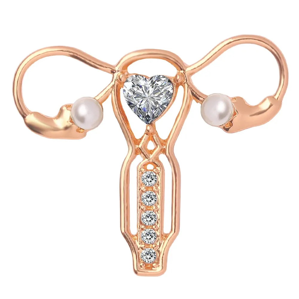 Doctor Nurse Stethoscope Shape Medical Medicine Brooch Pins