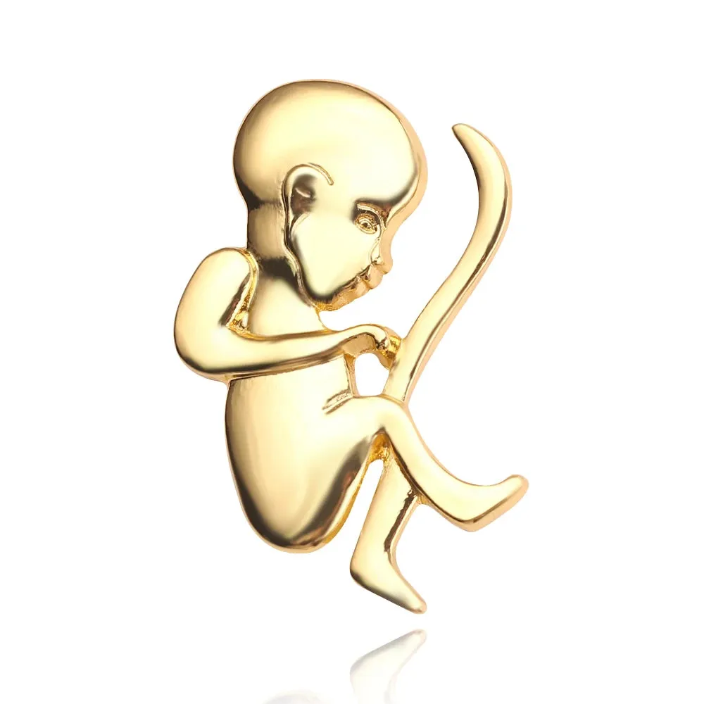 Doctor Nurse Stethoscope Shape Medical Medicine Brooch Pins