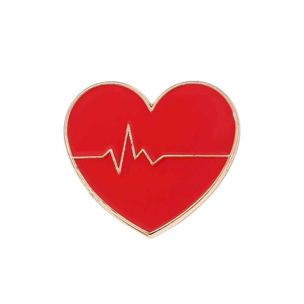 Doctor Nurse Stethoscope Shape Medical Medicine Brooch Pins