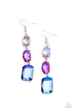 Dripping in Melodrama Multi Paparazzi Earrings