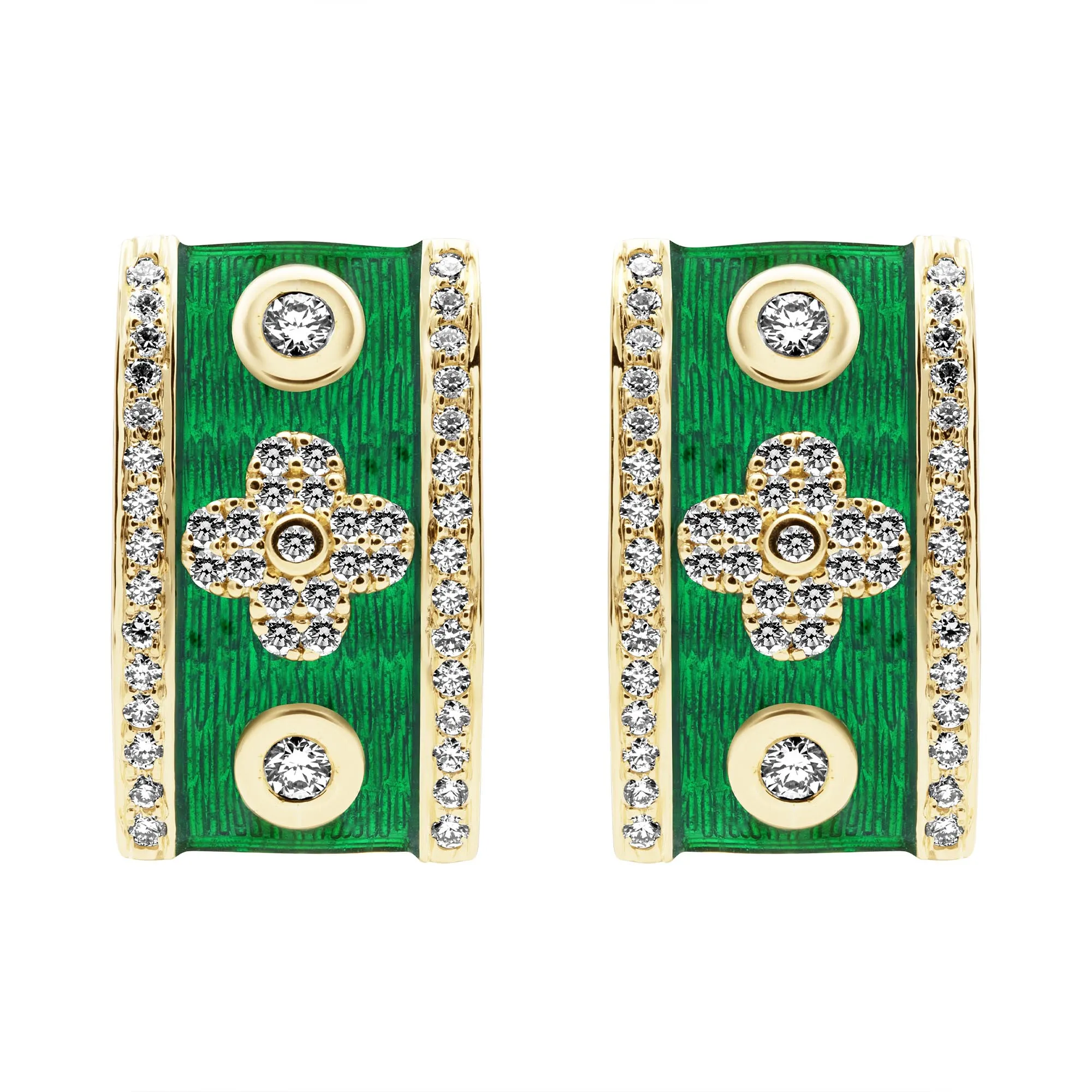 Earrings - Diamond (Enamel)