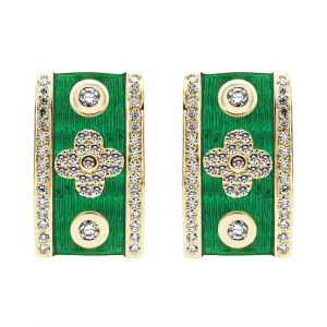 Earrings - Diamond (Enamel)