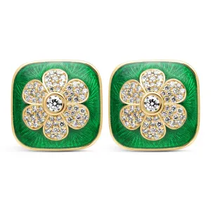 Earrings - Diamond (Enamel)