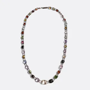 Edwardian Multi-Gem Necklace