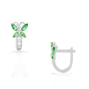 Emerald Butterfly Huggies